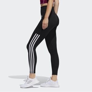 Brand New Adidas Stripes Leggings Black Size Small